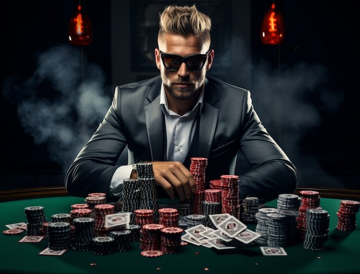 Tampilan layar permainan Live Casino dengan dealer langsung di platform digital